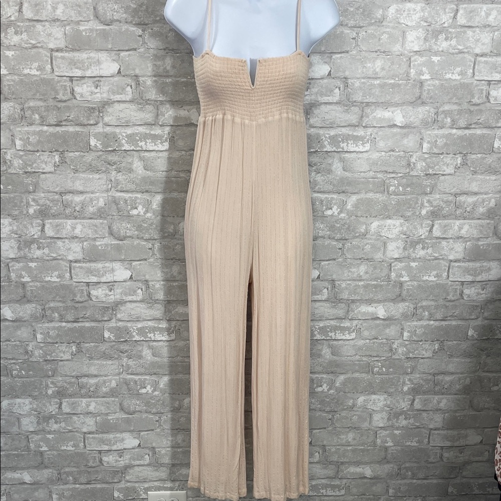 Knot Sisters Cream Huntley Jumpsuit